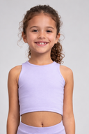 Lilac Crop Top for girls ages 2-8